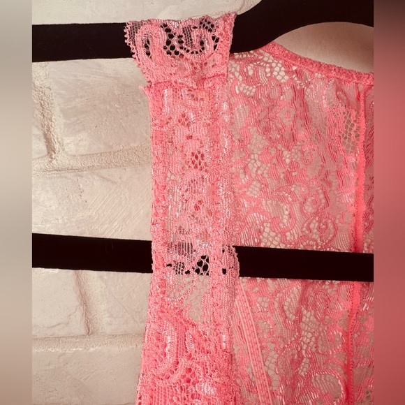 NWT Soma Bralette Lace Racerback Removable Padding S Small Pink Carnation #0371 - Picture 5 of 10
